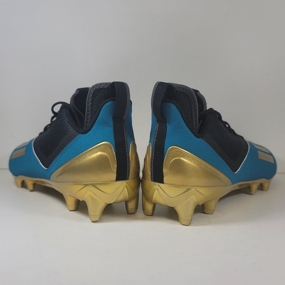 Adidas Adizero Scorch 2 Jacksonville Jaguars Football Cleats GZ0401 Mens 11.5 - Picture 8 of 10